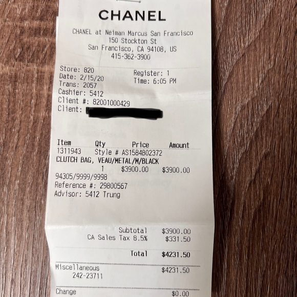 Chanel black Enchained clutch bag brand new condition - Picture 10 of 14